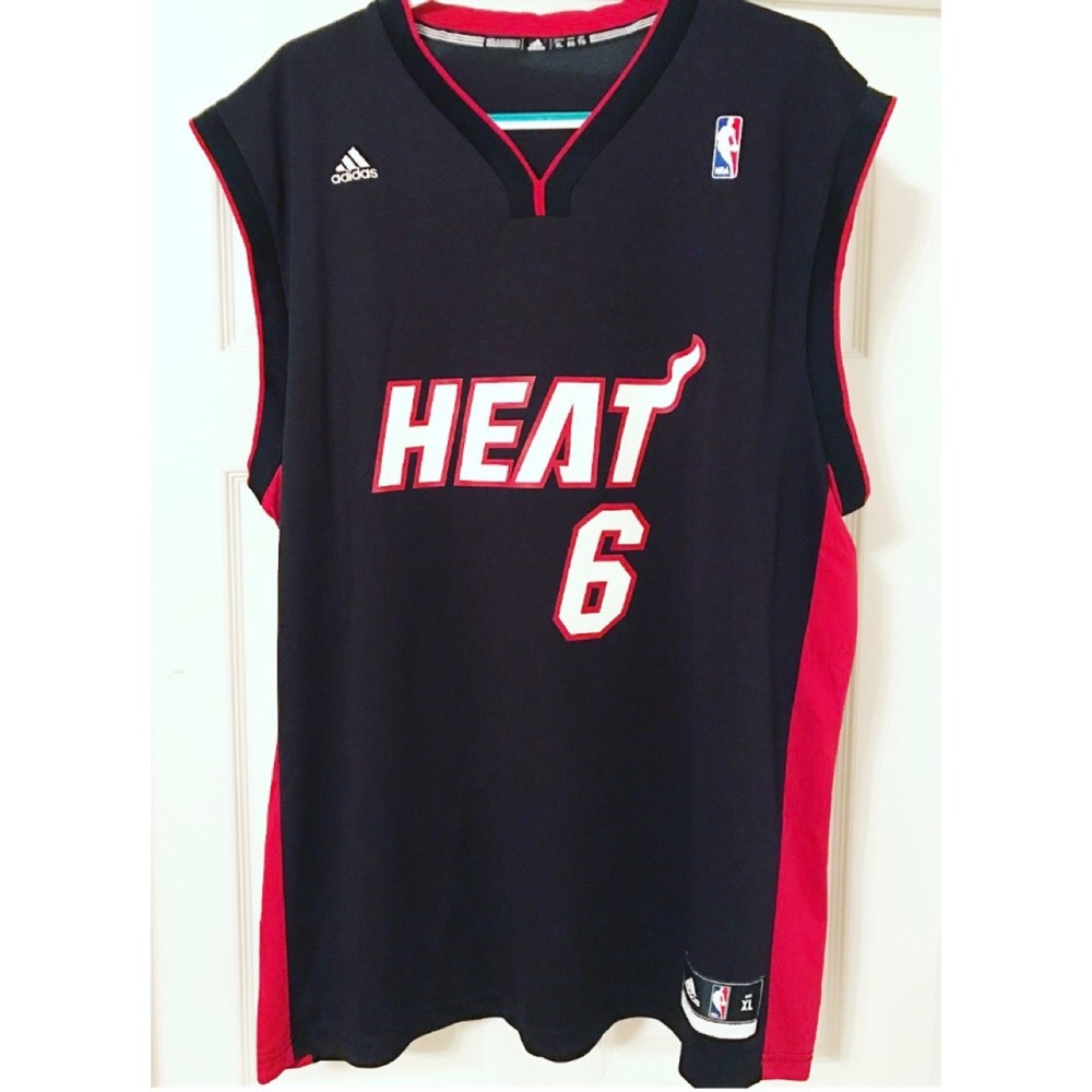 Miami Heat Lebron James 6 Jersey - Men's