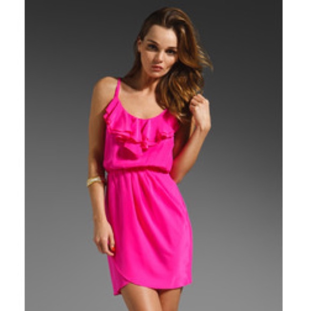 Amanda uprichard hot pink dress