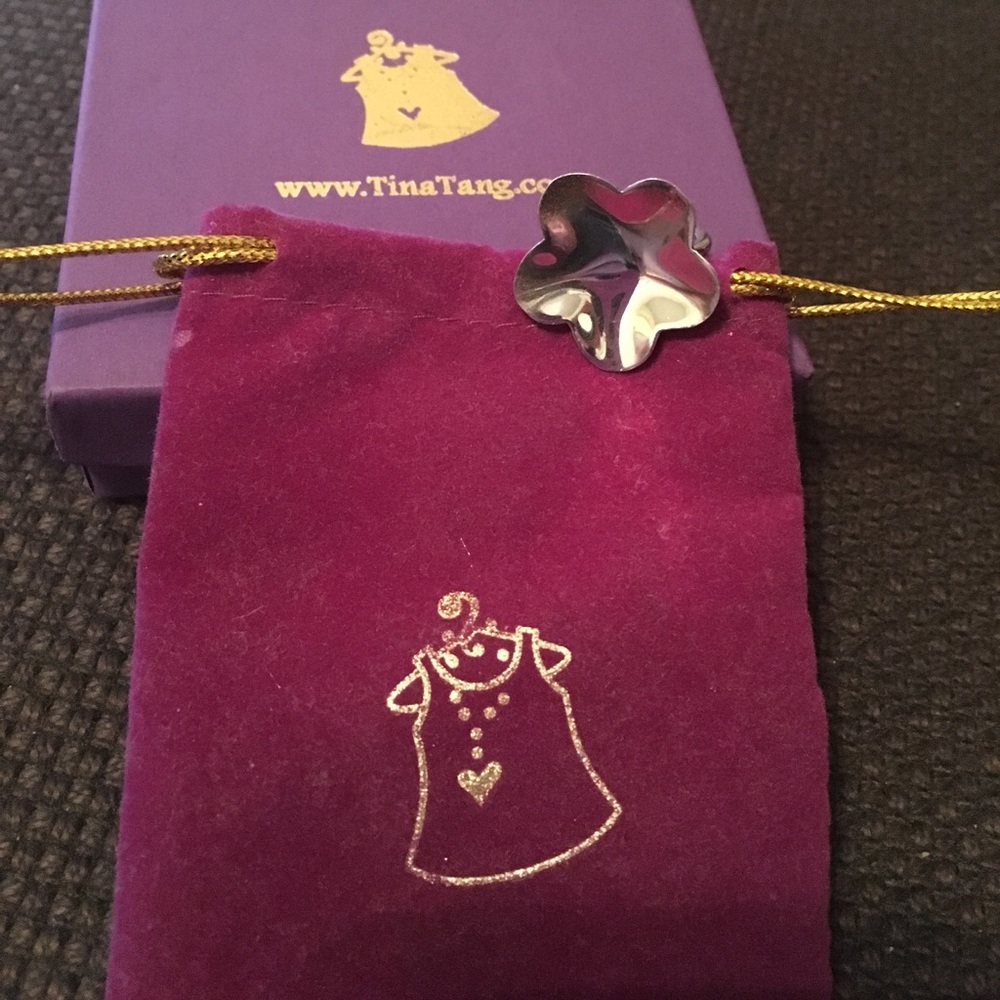 Tina Tang silver "Sakura" ring REDUCED