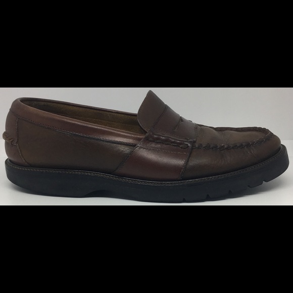 Cole Haan Other - Cole Haan Men's 7.5 Brown Leather Penny Loafers