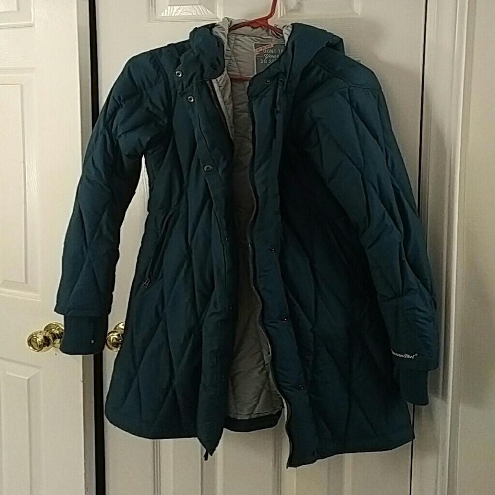 Moosejaw Hooded Long Down Jacket