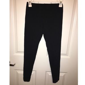 Pleated Black Leggings