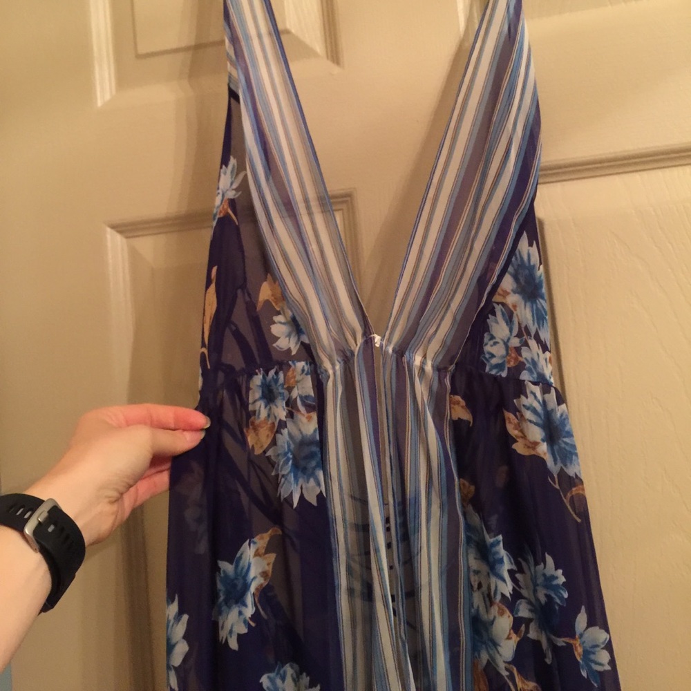 NWT Victoria Secrets floor length open front gown