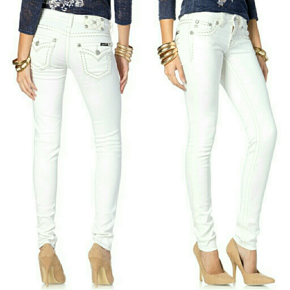 miss me white skinny jeans