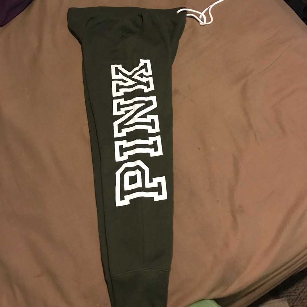 NWOT Olive green PINK leggings