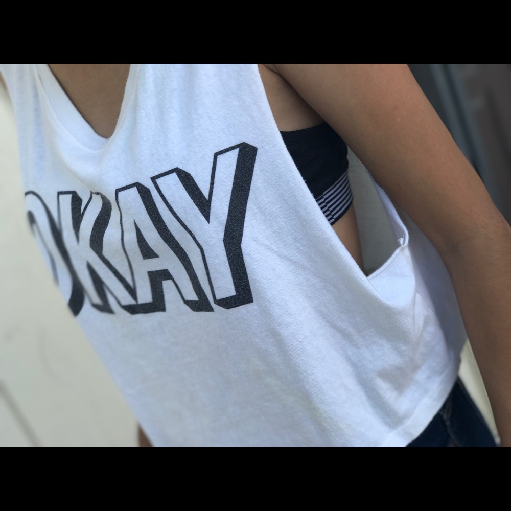 White Crop top