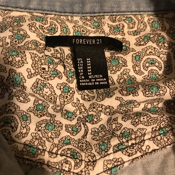 Denim button down - Picture 2 of 2