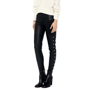 IRO Sabrina high waist leather pants