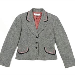 Tahari tweed blazer 6P