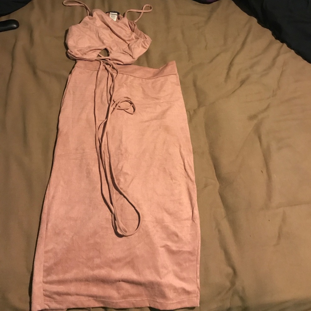 NWOT Light pink 2-piece fashion nova outfit