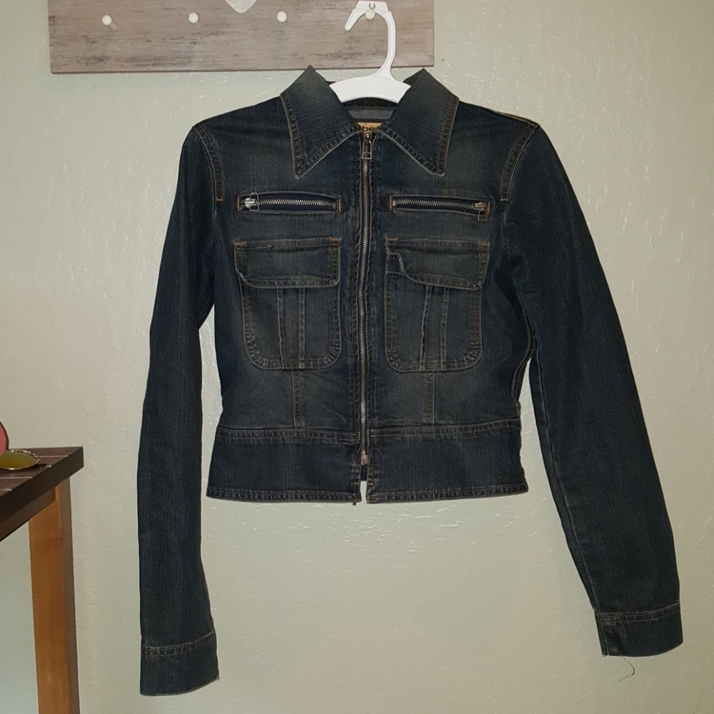 bebe denim jacket