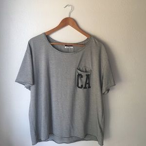 BDG California Slouch Striped Tee