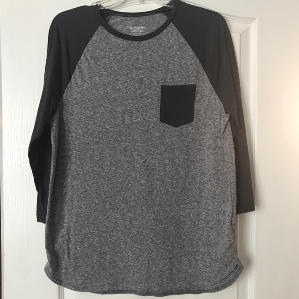 Men's 3/4 sleeve baseball tee