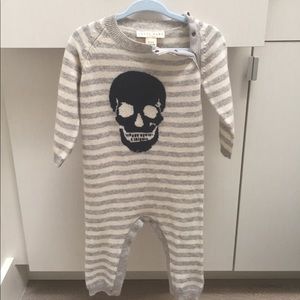 Boys 6-12m onesie cashmere