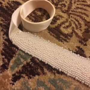Pearl Bridal Sash