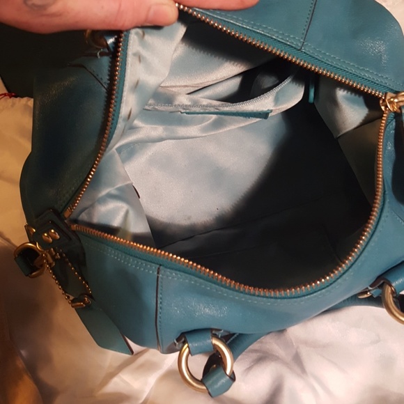 ~SOLD~Coach Ashley Leather Satchel Shoulder Bag - Picture 6 of 6