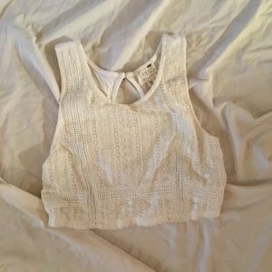 White Crop Top