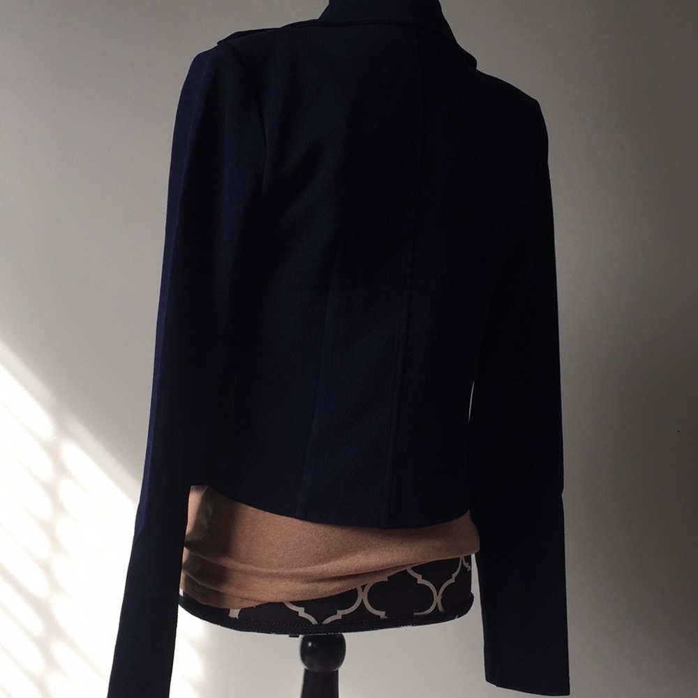 ‼️LAST ONE‼️Moto Jacket in Navy - Picture 7 of 7