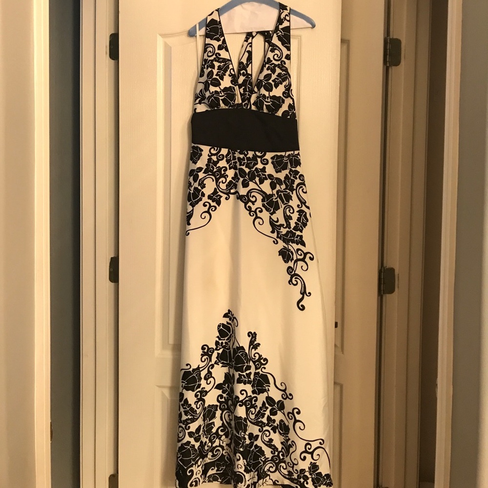 White House Black Market floor length dress