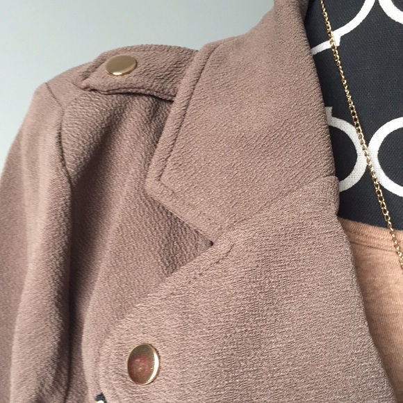 🎉Host Pick🎉Moto Jacket in Mocha - Picture 6 of 7