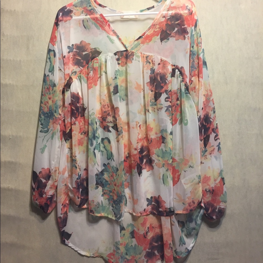 Altar'd State Flower Blouse