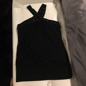 B'leev black halter top