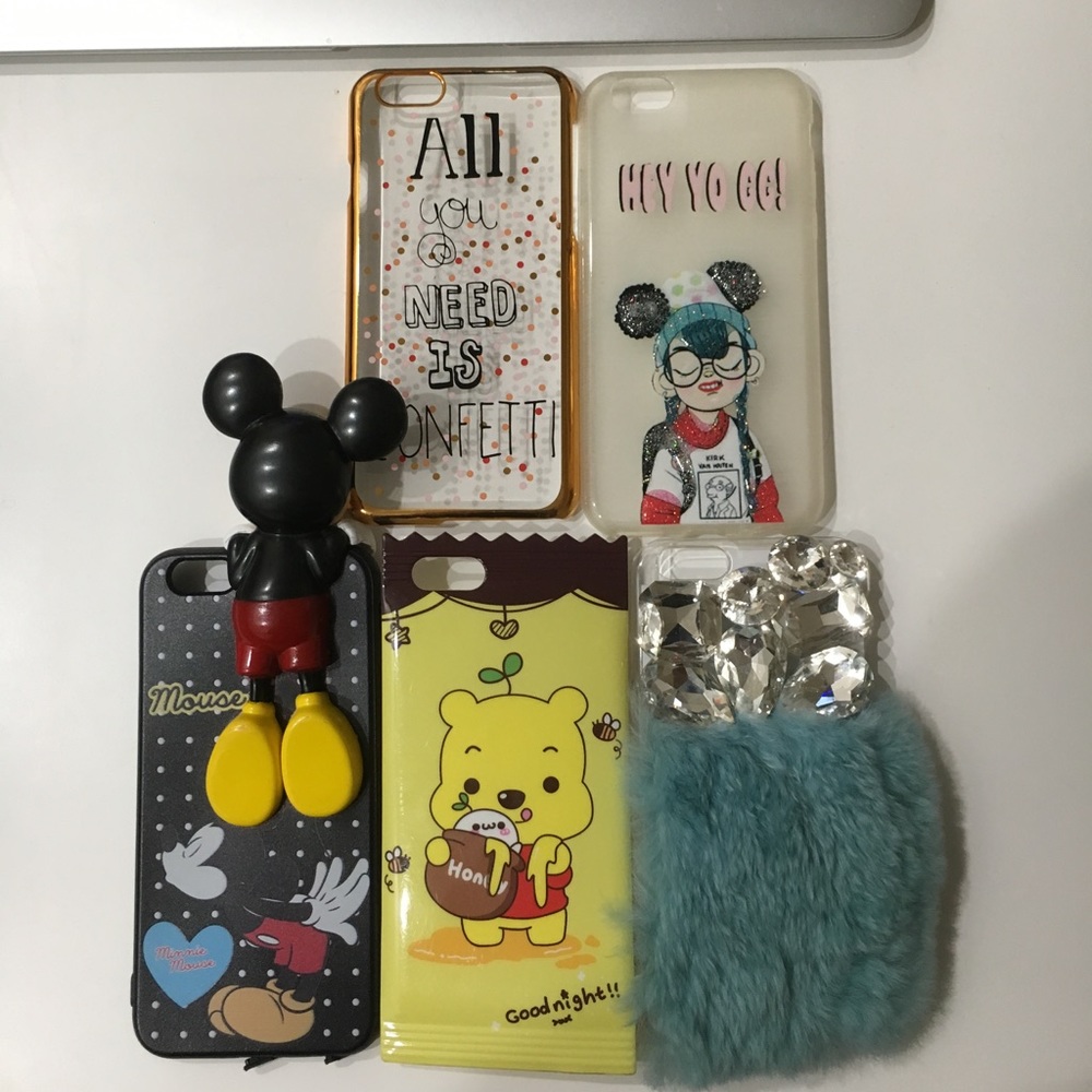 5 for 10 iPhone case 6s🌸good condition 💕