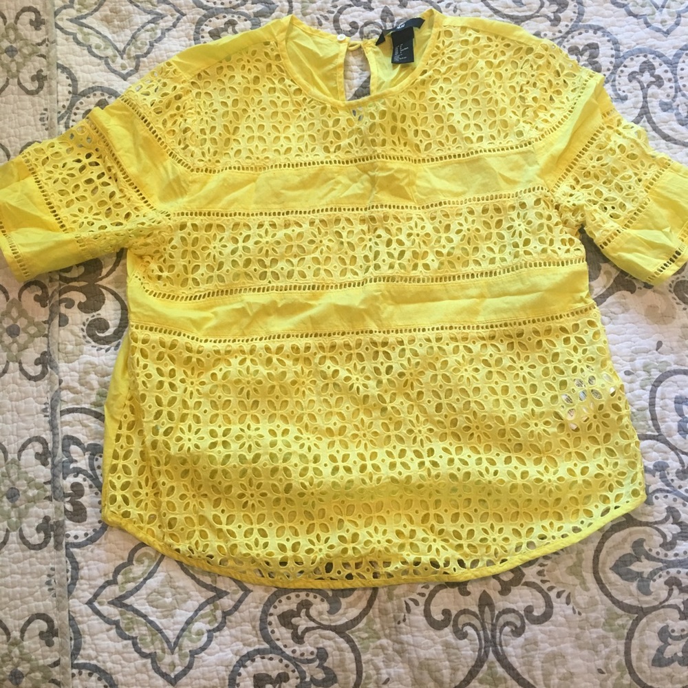 Yellow blouse