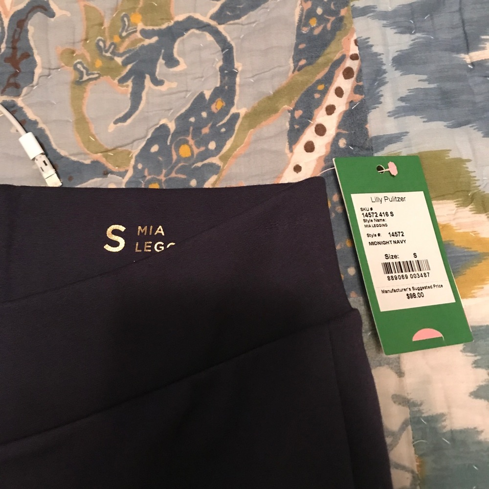 Lilly Pulitzer Mia leggings navy