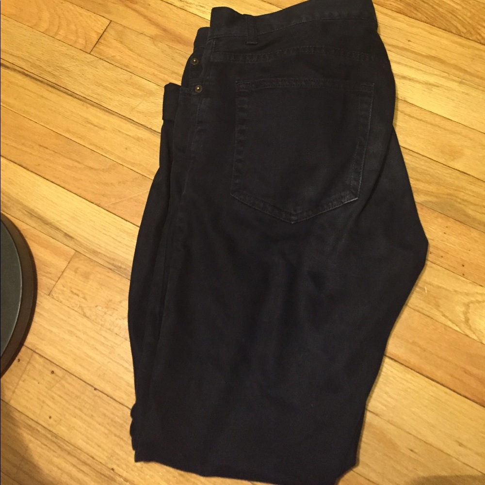 JCrew Vintage Slim Straight indigo blue denim