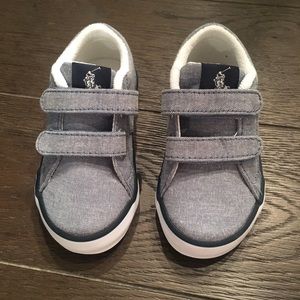 Boys Toddler Baby Polo Velcro Shoes