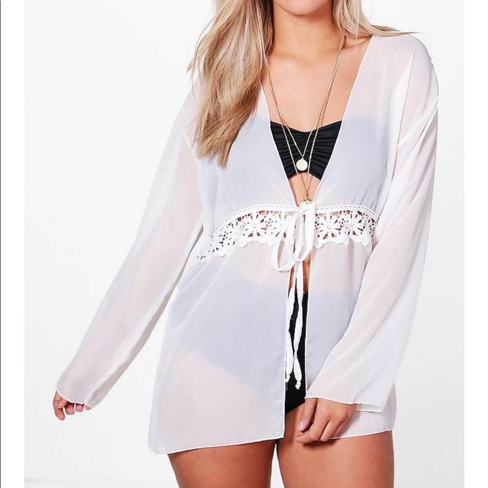 PLUS beach cover kimono
