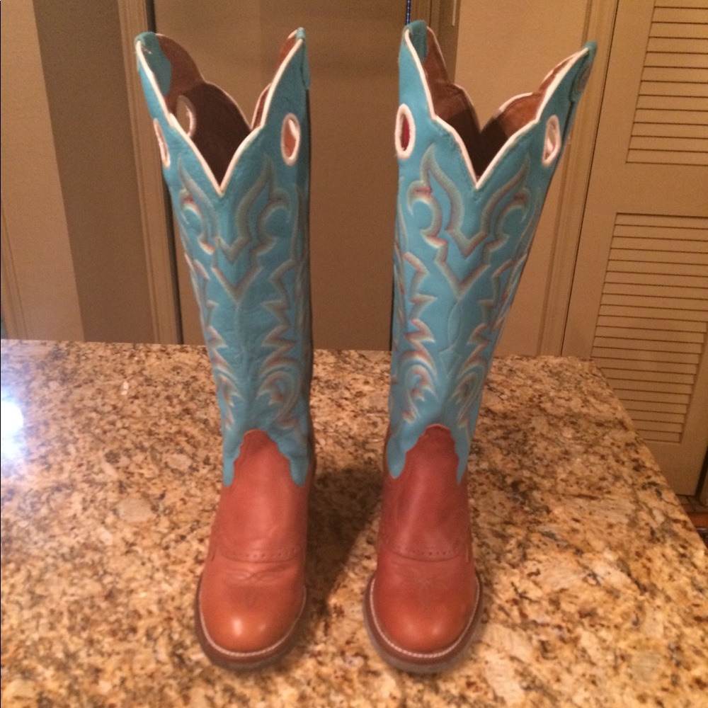 Tony Lama Buckaroo Boots 7 1/2 C