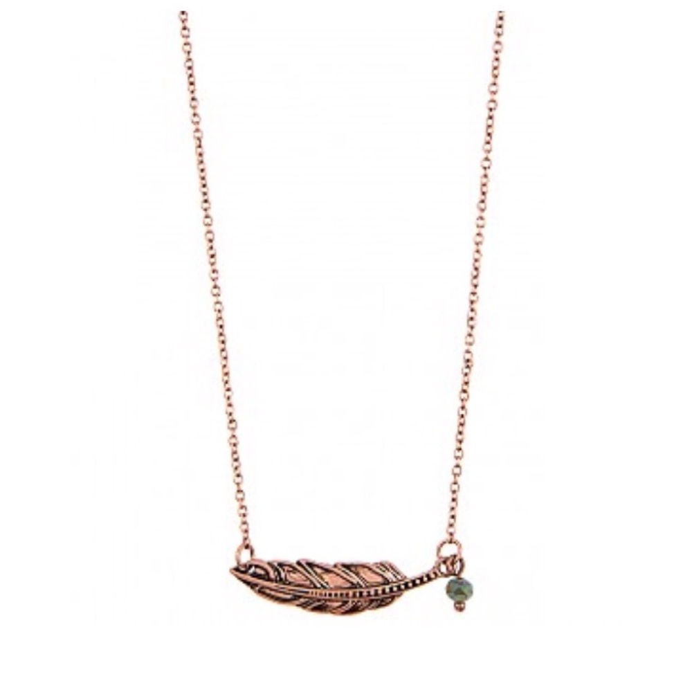 Etched Leaf Pendant - Picture 2 of 4