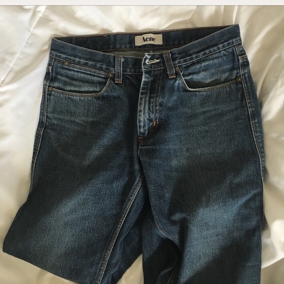 ACNE low rise cropped jeans - Picture 2 of 4