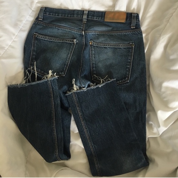 ACNE low rise cropped jeans - Picture 3 of 4