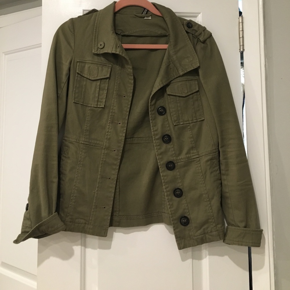 Army green jacket
