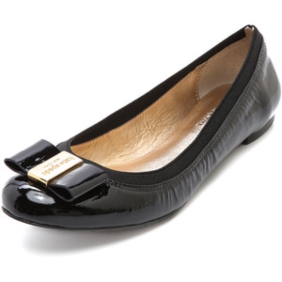 kate spade Shoes - Kate Spade Black Patent Tock Ballet Flat 6.5 M