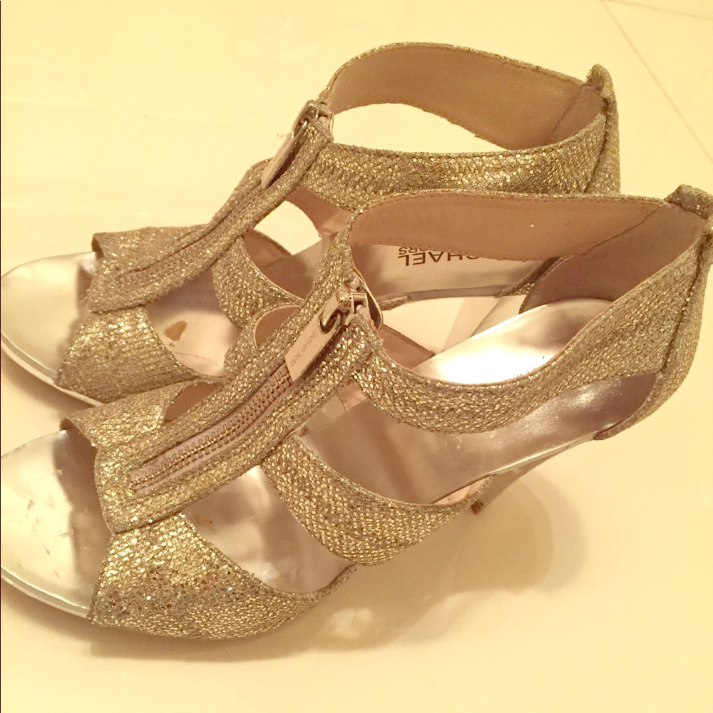 Michael Kors Silver Evening Shoes