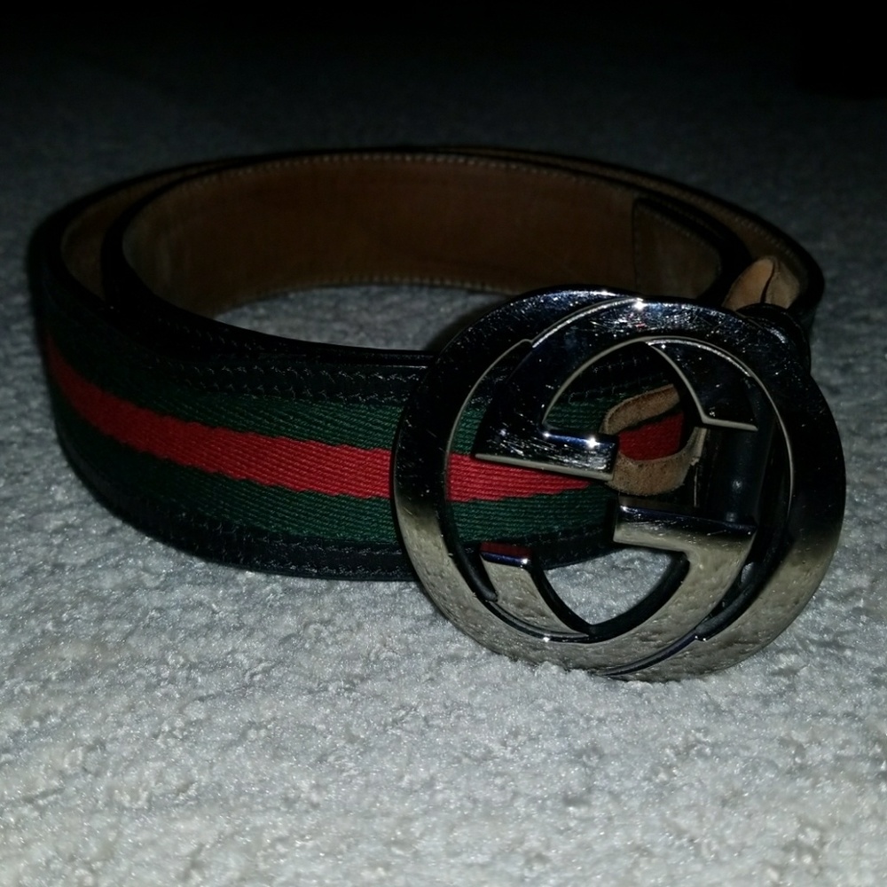 🚫 Authentic Men Gucci leather belt