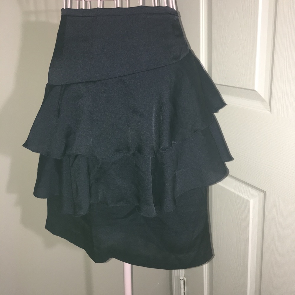 Navy Blue Layered Skirt