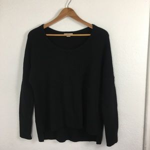 Helmut Lang black knitted sweater