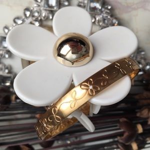 Brighton Gold Flower Bangle