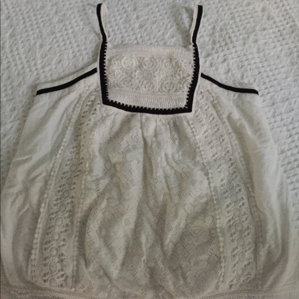 Anthropologie eyelet top