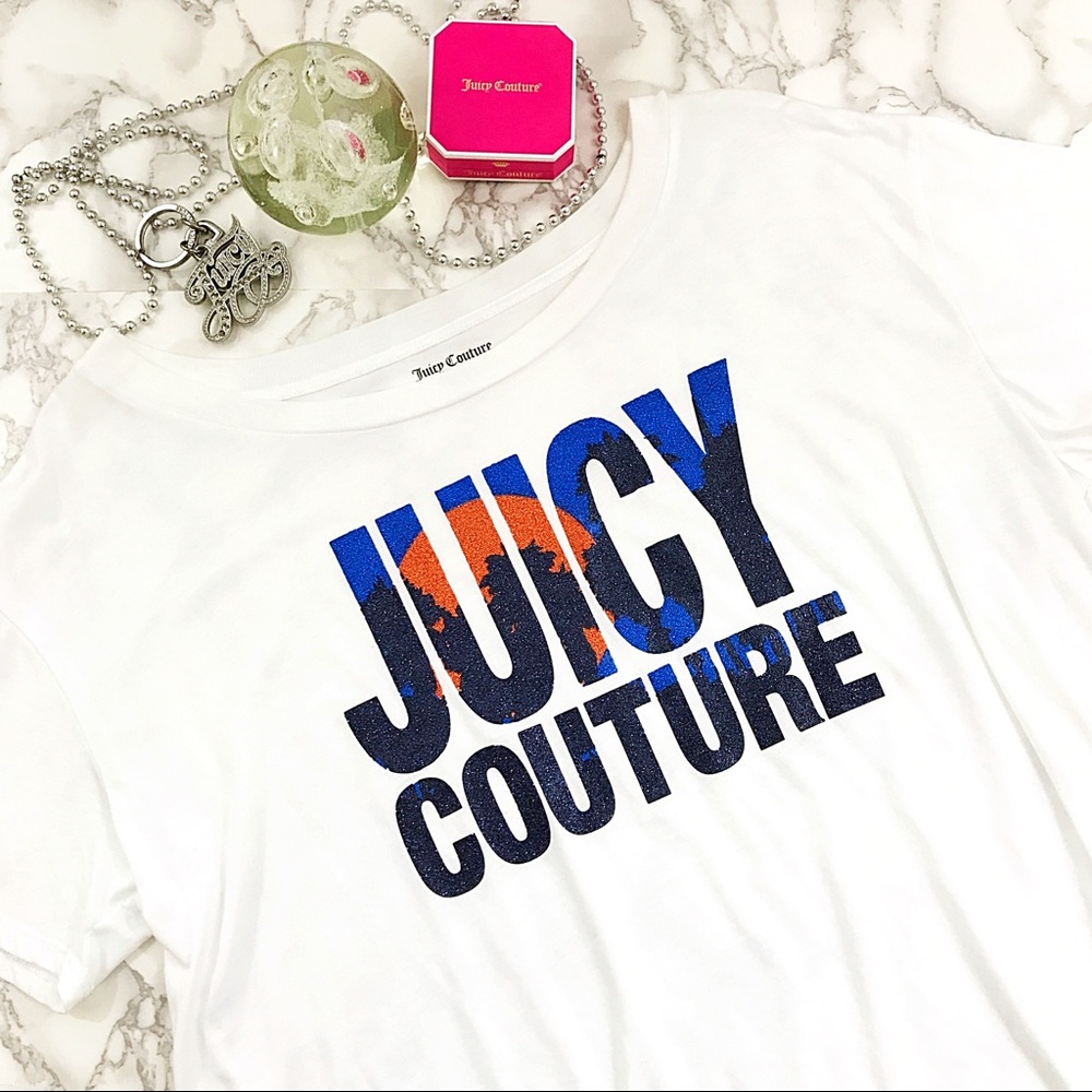 Juicy couture oversized crop top