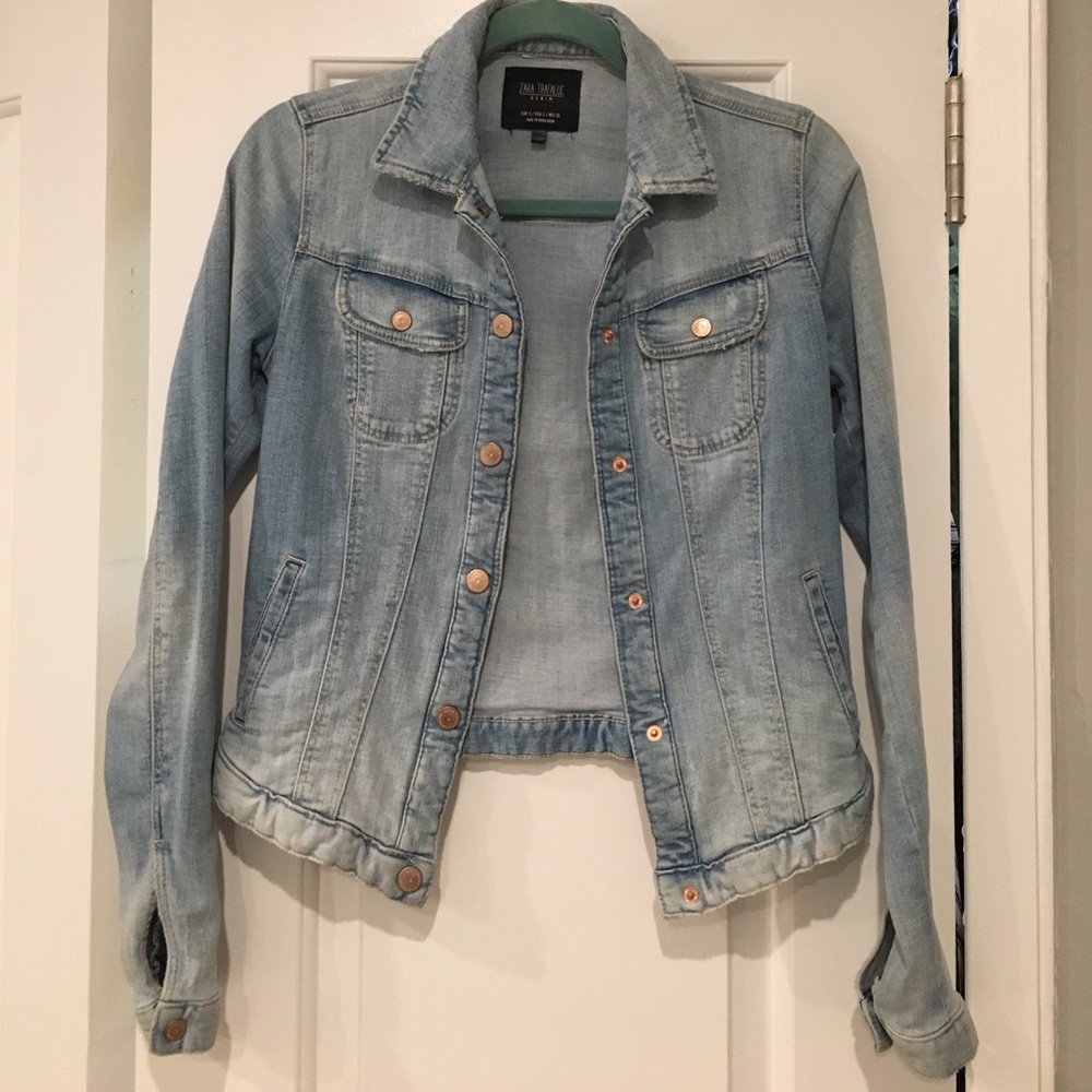 Zara super soft denim jacket
