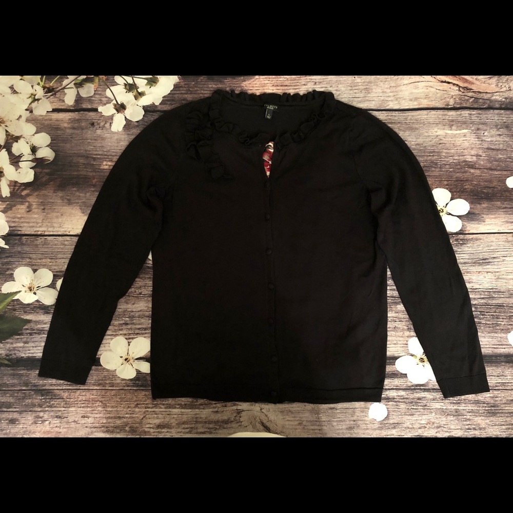 Black Talbots lightweight cardigan- M