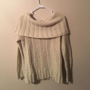Olivia Pope/Limited cozy off the shoulder sweater