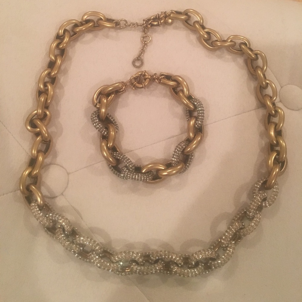 J. Crew Necklace and Bracelet Set