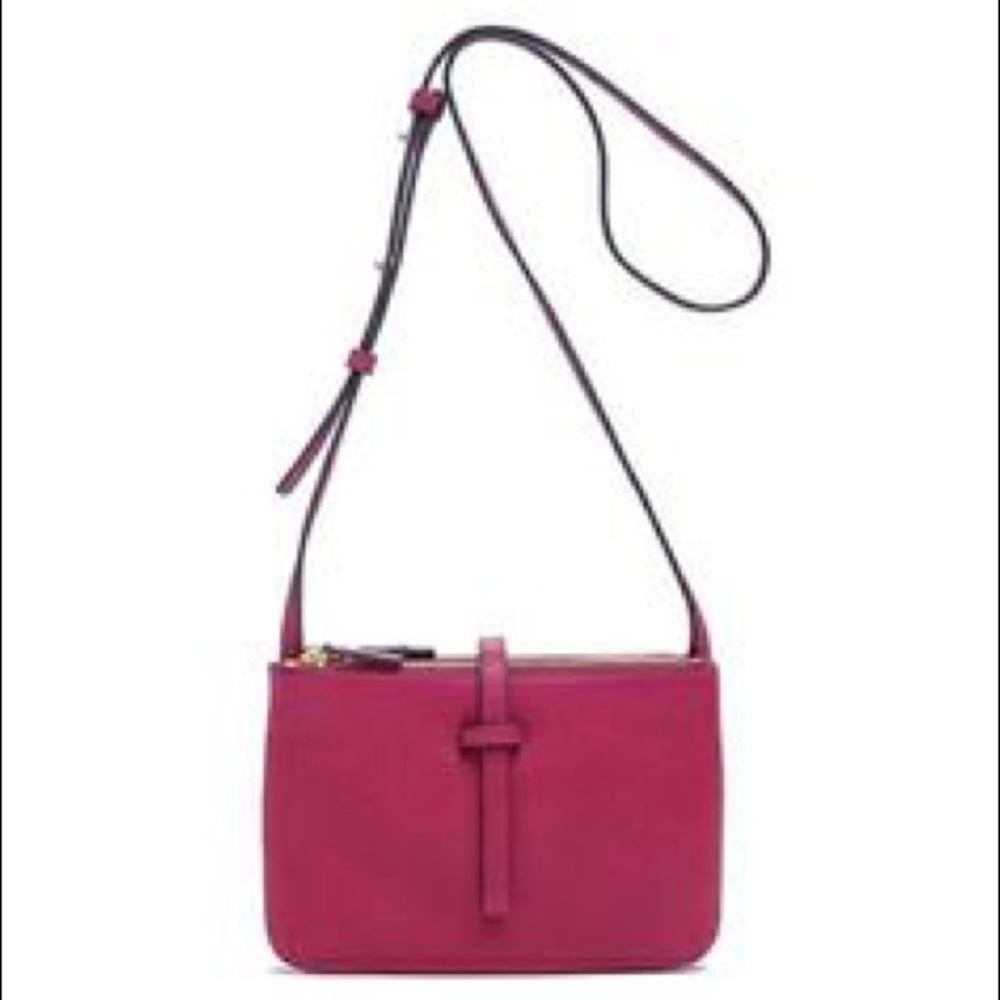 Annabel Ingall Jojo Crossbody in Cranberry